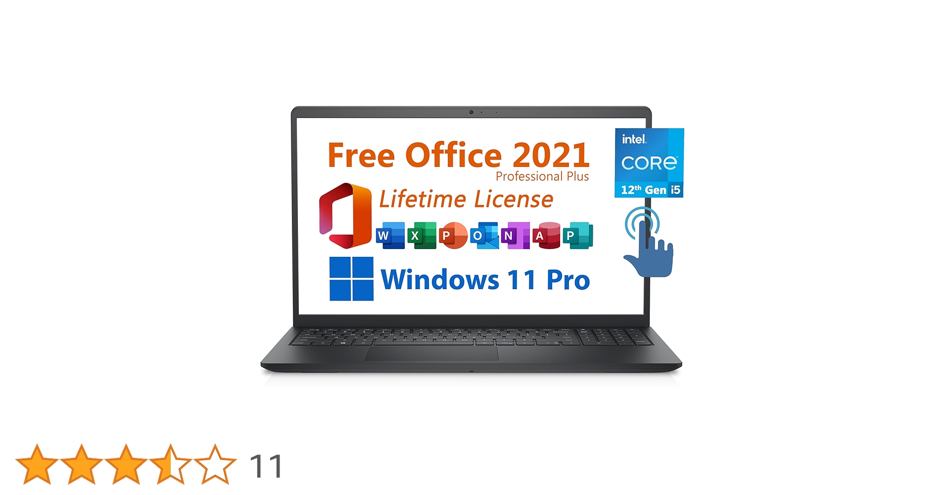 Windows11 オフィス2024年Corei5 SSD メモリ8G DELL Dell 2024 Inspiron 15 Business Laptop, Free Microsoft Office 2021
